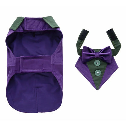 Luxurious Male Pet Costume for Small Dogs High Quality Puppy Dog Tailcoat Suit Dress Chihuahua Maltese mascotas Wedding Clothing