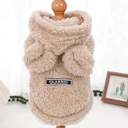Luxury Pet Hoodie - Premium Winter Jacket for Cats & Small Dogs
