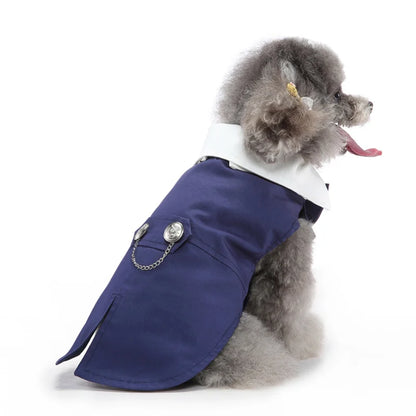 Luxurious Male Pet Costume for Small Dogs High Quality Puppy Dog Tailcoat Suit Dress Chihuahua Maltese mascotas Wedding Clothing
