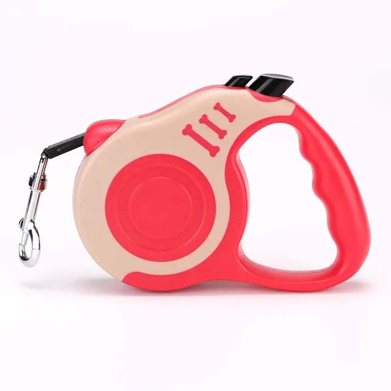 Luxury Retractable Dog Leash - Automatic 3M/5M Traction Rope for Small & Medium Dogs
