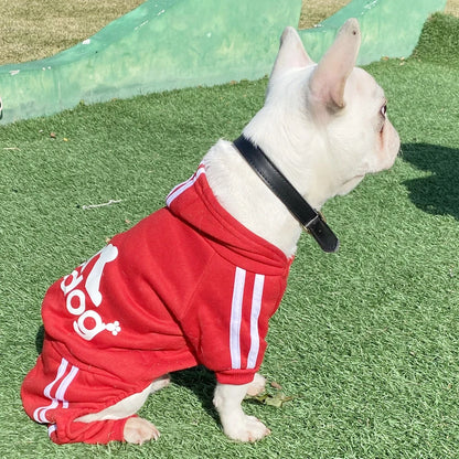 Athletic Sports Jumpsuit - Designer Activewear for Small Dogs