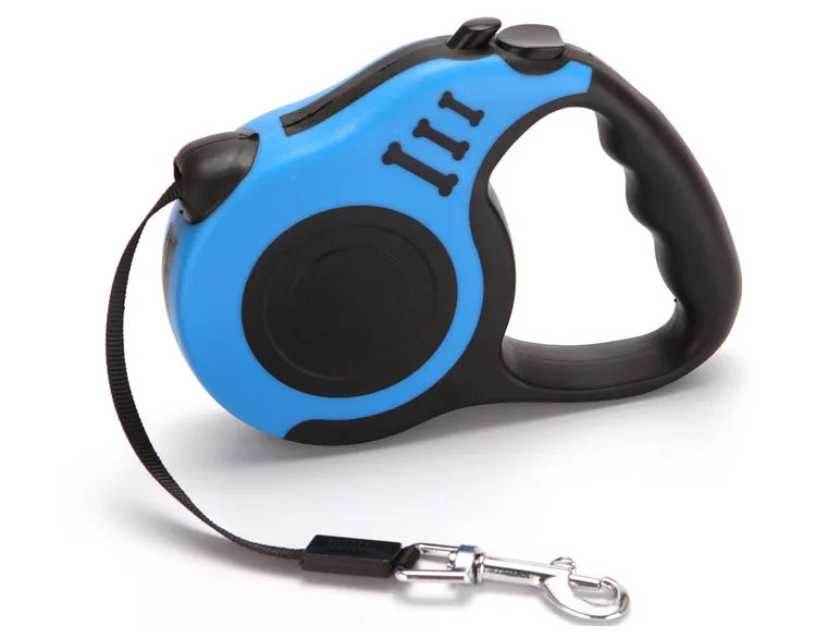 Luxury Retractable Dog Leash - Automatic 3M/5M Traction Rope for Small & Medium Dogs