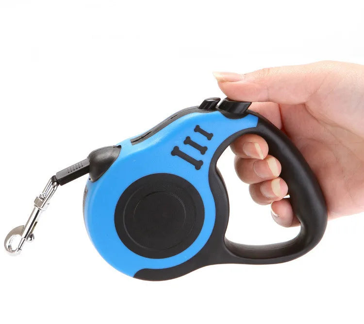 Luxury Retractable Dog Leash - Automatic 3M/5M Traction Rope for Small & Medium Dogs