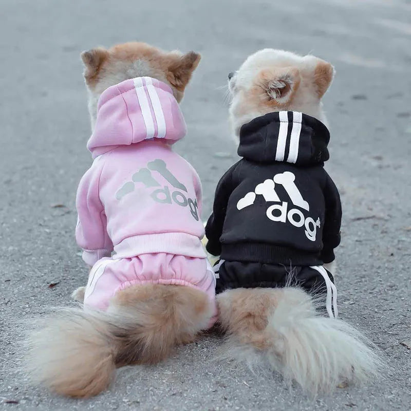 Sport Overalls Coat - 100% Cotton Warm Jumpsuit for Small Dogs